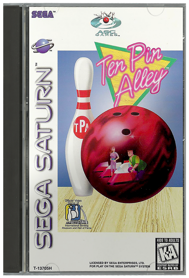 Ten Pin Alley cover art for Sega Saturn (SS) video game
