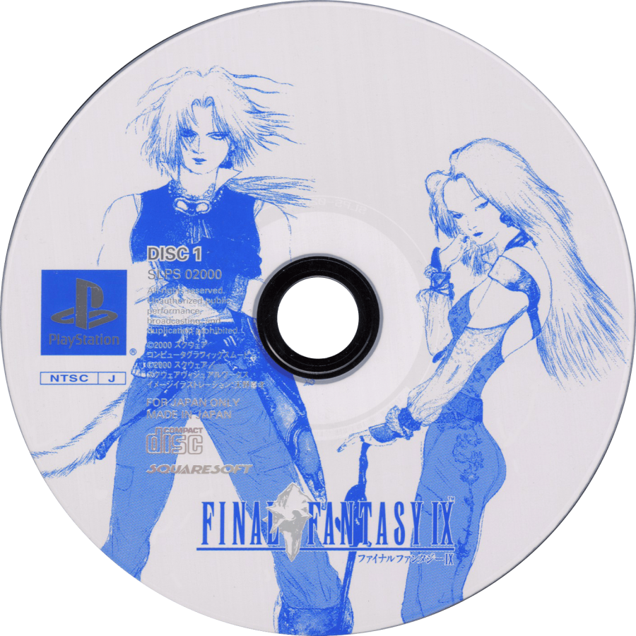 Final Fantasy IX import Disc 1 for PlayStation 1 PS retro video game