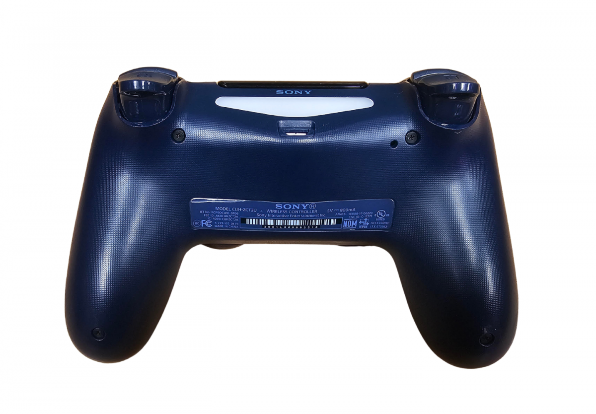PS4 2TB 500 Million Limited Edition In Box Good Condition PlayStation 4 PS4 gaming console featuring 2TB storage translucent blue limited edition design matching DualShock 4 controller in box presentation powerful home gaming system Sony PlayStation hardware and collectible gaming appeal controller back