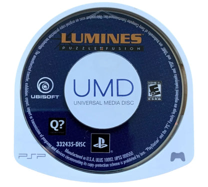 Lumines UMD art for Playstation Portable video game. 