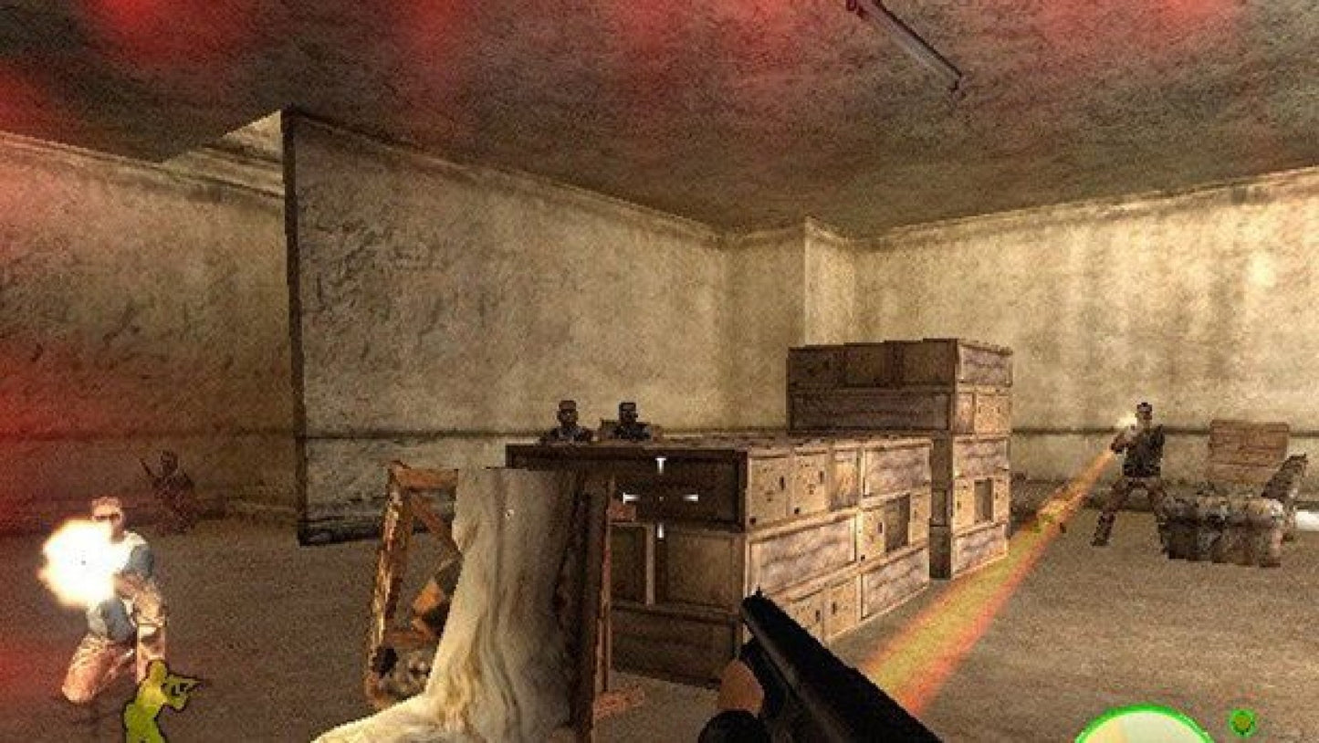 Delta Force: Black Hawk Down gameplay for PlayStation 2 (PS2) modern military first-person shooter video game