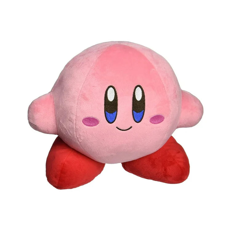 Kirby 10 inch plush toy featuring classic Kirby character design soft stuffed official Nintendo collectible and adorable gaming mascot display plush