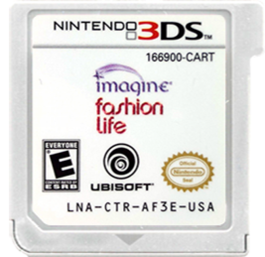 Imagine: Fashion Life cartridge for Nintendo 3DS (3DS) fashion simulation video game