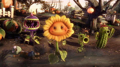 Plants vs. Zombies: Garden Warfare gameplay for Xbox One (XONE) third-person shooter video game