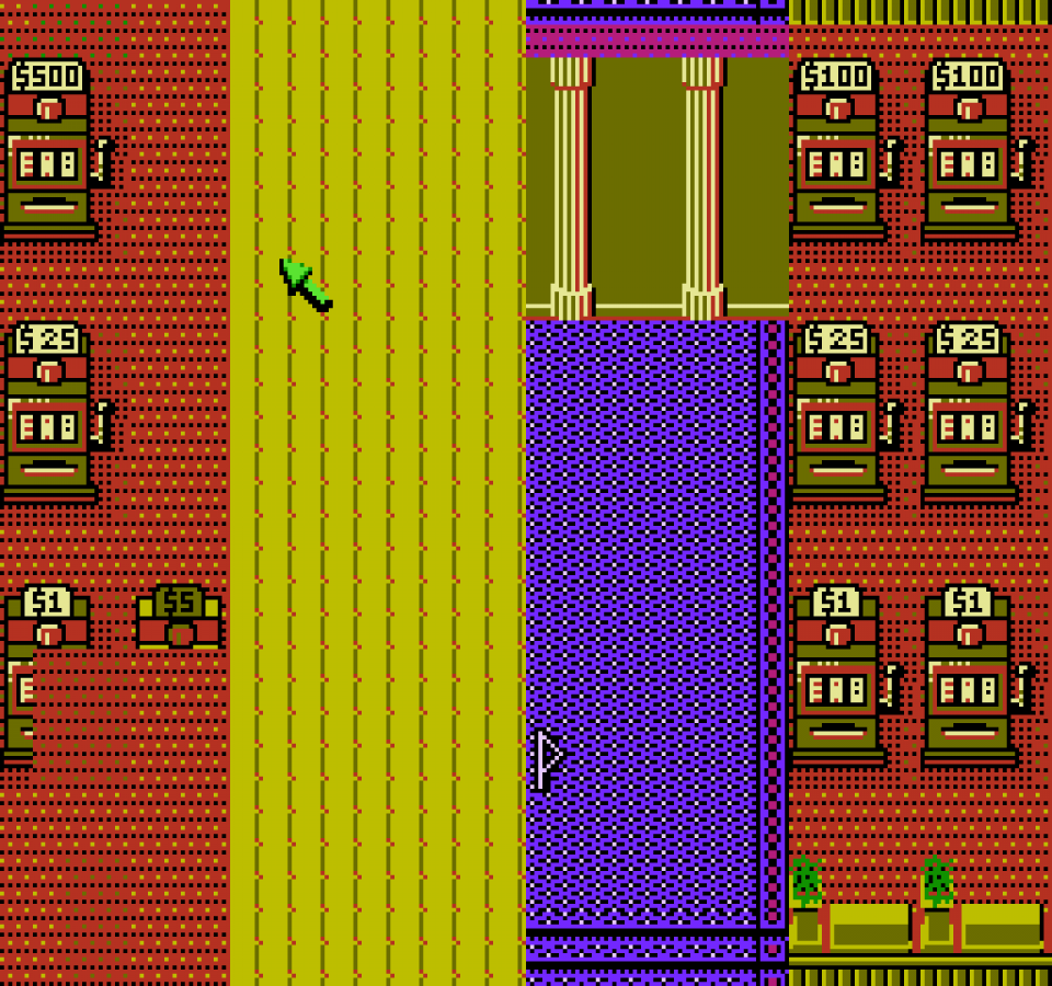 Caesars Palace gameplay image for Nintendo Entertainment System NES retro video game