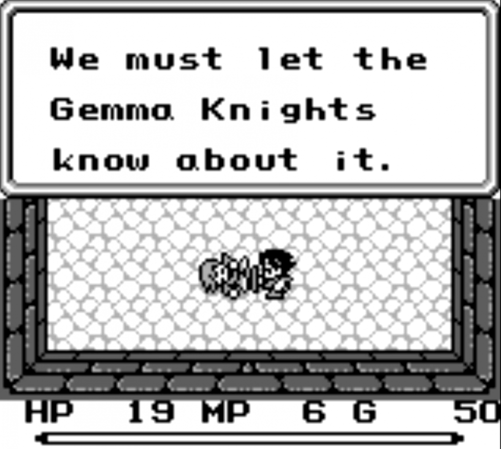 Final Fantasy Legend II Game Boy turn-based RPG SaGa series party combat stat growth via consuming items gameplay