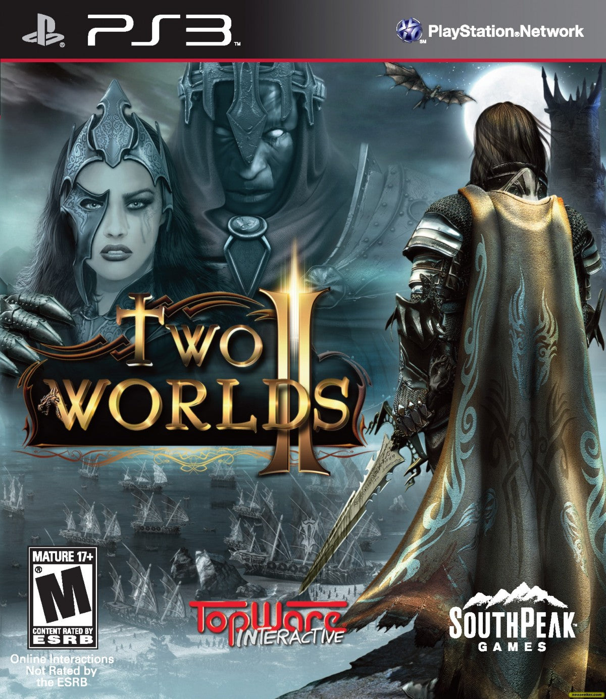 Two Worlds II retro PlayStation 3 video game Two Worlds fantasy action RPG open world adventure sword combat magic gameplay console title PlayStation 3 release cover art