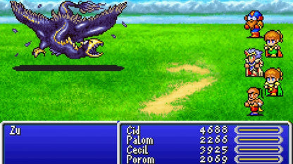 Final Fantasy IV Advance cartridge for the Game Boy Advance featuring classic turn based RPG gameplay with an epic story memorable characters and enhanced content from the original Final Fantasy IV adventure gameplay