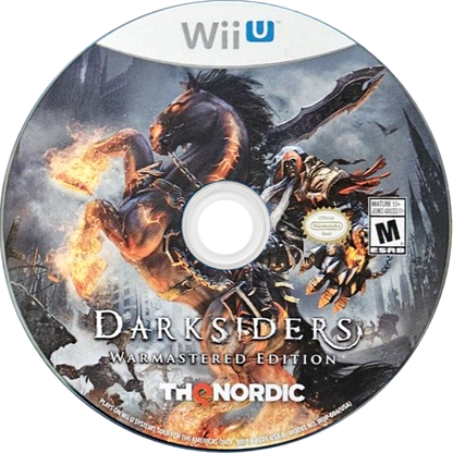 Darksiders [Warmastered Edition] disc cover art for Nintendo Wii U (WiiU) video game