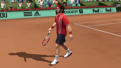 Top Spin 3 gameplay for Nintendo Wii (Wii) featuring realistic tennis simulation with motion‑controlled swings, pro player roster, and career tournaments.