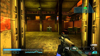 Coded Arms Contagion PlayStation Portable PSP for first person shooter video game fans featuring futuristic sci fi combat virtual reality missions advanced weapons fast paced shooting gameplay enemy battles strategic upgrades cyberpunk environments action packed handheld adventure collectible gaming appeal FPS gameplay