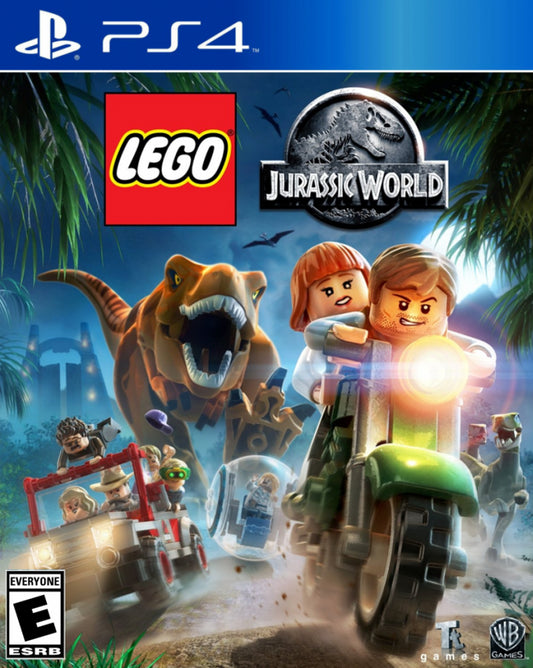LEGO Jurassic World cover art for Playstation 4 (PS4) video game