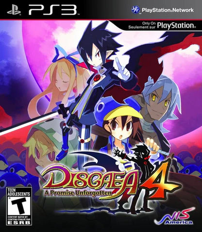 Disgaea 4: A Promise Unforgotten cover art for PlayStation 3 (PS3) video game