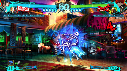 Persona 4 Arena Ultimax PlayStation 3 PS3 for retro video game enthusiasts featuring anime fighting gameplay fast paced 2D combat Persona summoning mechanics character driven story modes stylish visual novel elements combo based battles and collectible gaming appeal gameplay 