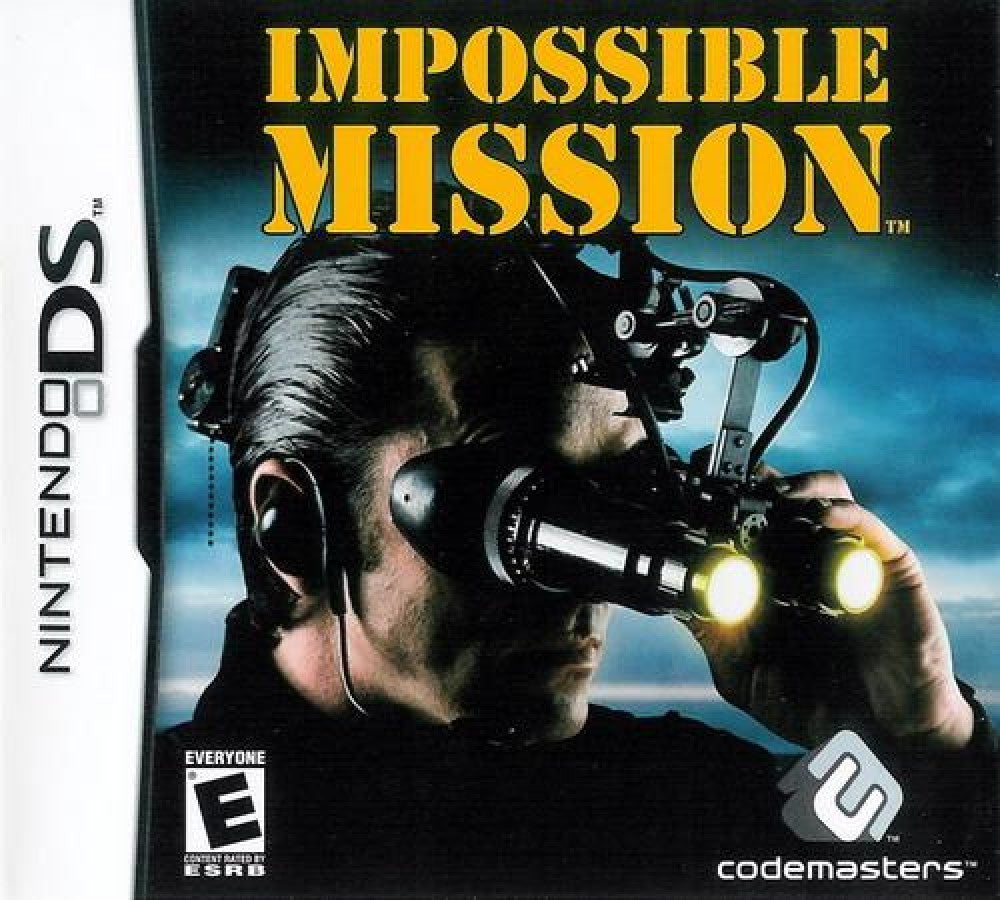 Impossible Mission cover art for Nintendo DS (DS) puzzle platforming adventure video game