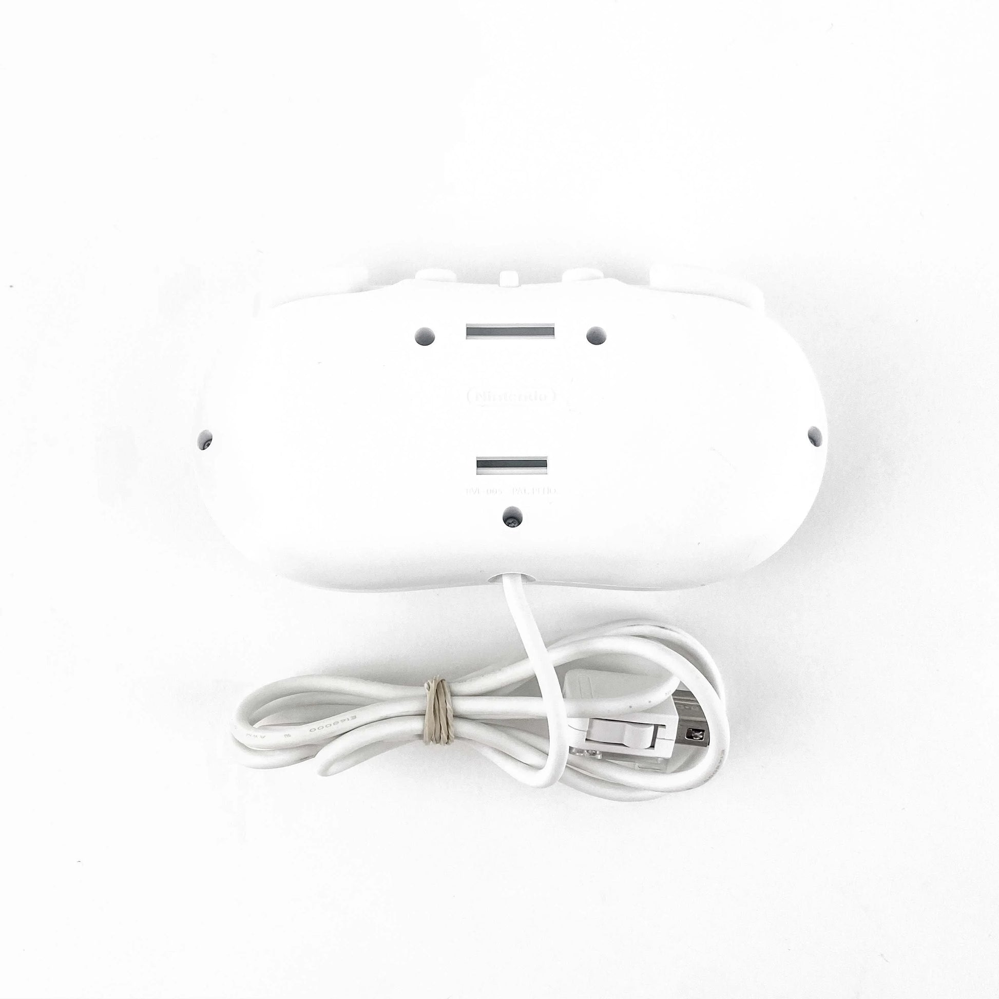 Wii Classic Controller, Nintendo Wii accessory, traditional gamepad for retro and Wii games, wired controller for console gameplay back facing