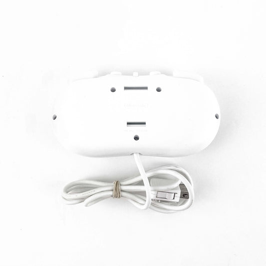 Wii Classic Controller, Nintendo Wii accessory, traditional gamepad for retro and Wii games, wired controller for console gameplay back facing