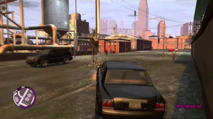 Grand Theft Auto IV [Platinum Hits] for Xbox 360 (X360) at Gamers INC, featuring Rockstar’s groundbreaking open-world crime epic starring Niko Bellic in Liberty City, with a gritty cinematic story, emergent sandbox gameplay, intense gunfights and driving, and robust multiplayer modes in a definitive budget-friendly Platinum Hits release gameplay screenshot