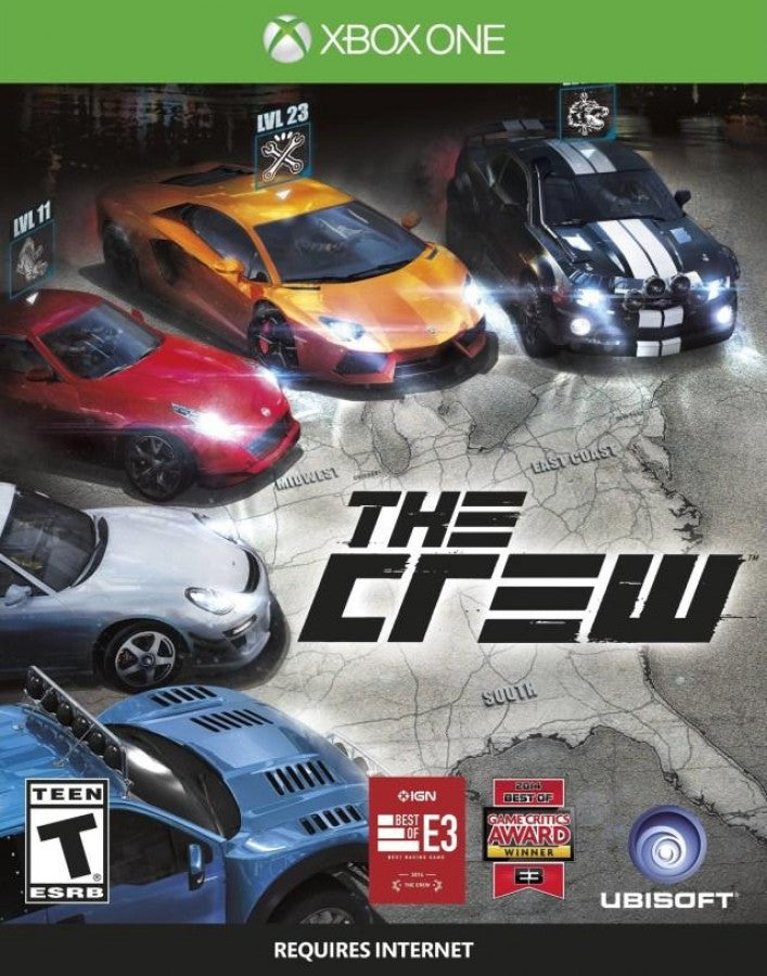 The Crew cover art for Xbox One (XONE) video game