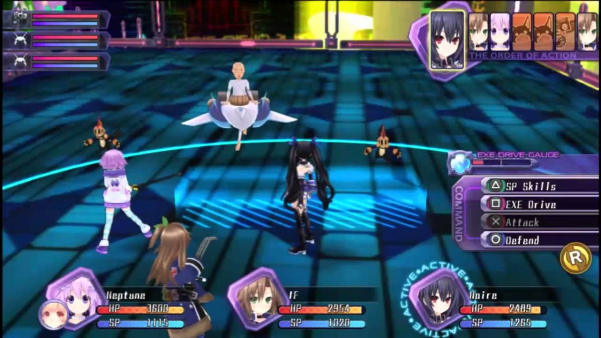Hyperdimension Neptunia gameplay for PlayStation 3 (PS3) video game