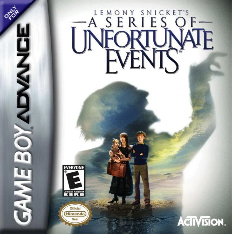 Lemony Snicket's A Series Of Unfortunate Events cover art for Game Boy Advance (GBA) video game