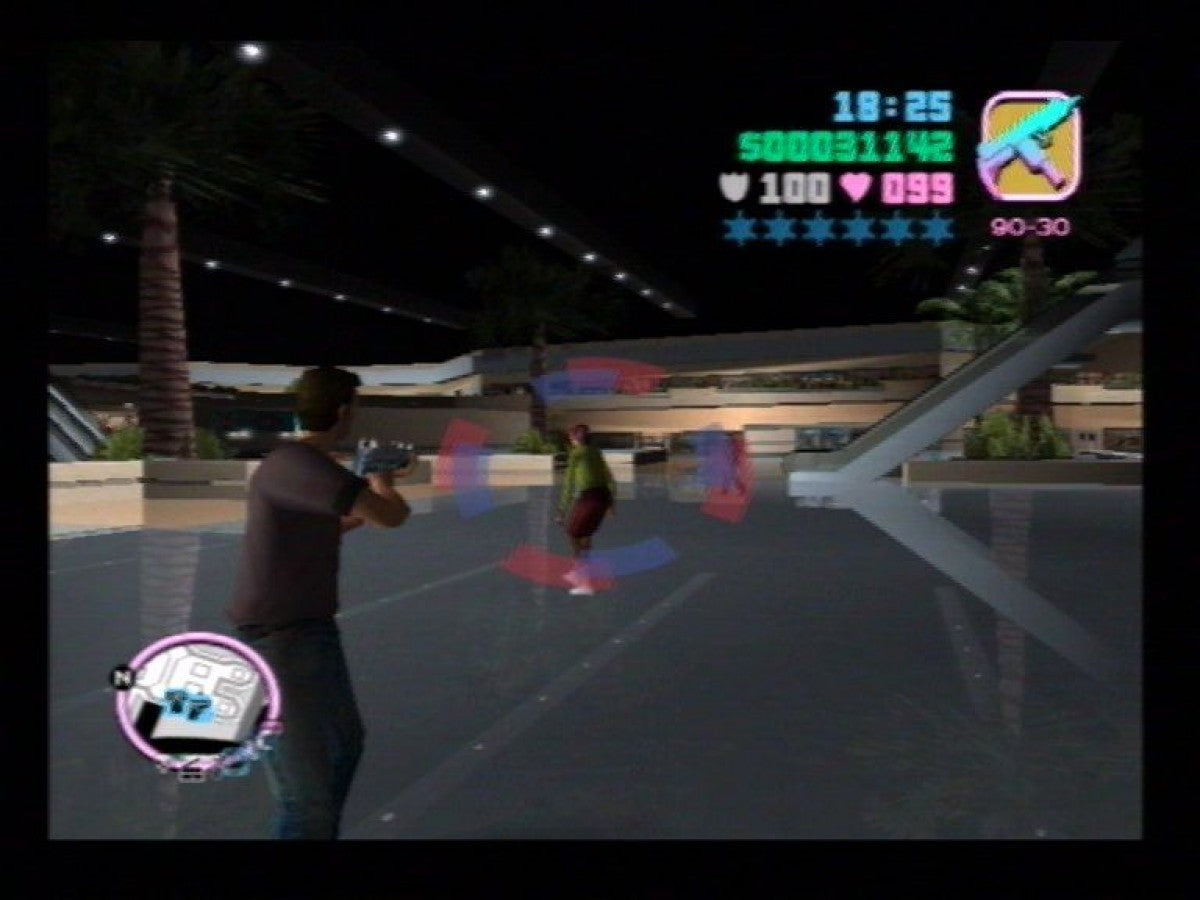 Grand Theft Auto: Vice City gameplay for PlayStation 2 (PS2) video game
