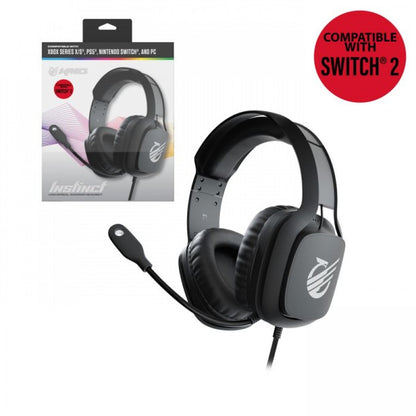 INSTINCT Deluxe Wired Universal Headset PlayStation 5 PS5 accessory featuring wired audio connection immersive game sound adjustable microphone comfortable over ear design responsive controls universal compatibility and durable gaming headset construction for PlayStation gaming collectible accessory appeal