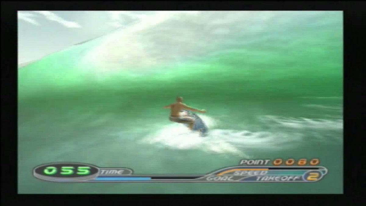 Sunny Garcia Surfing for PlayStation 2 surfing sports game featuring real world beaches pro surfer Sunny Garcia trick system competition modes arcade style gameplay gameplay 