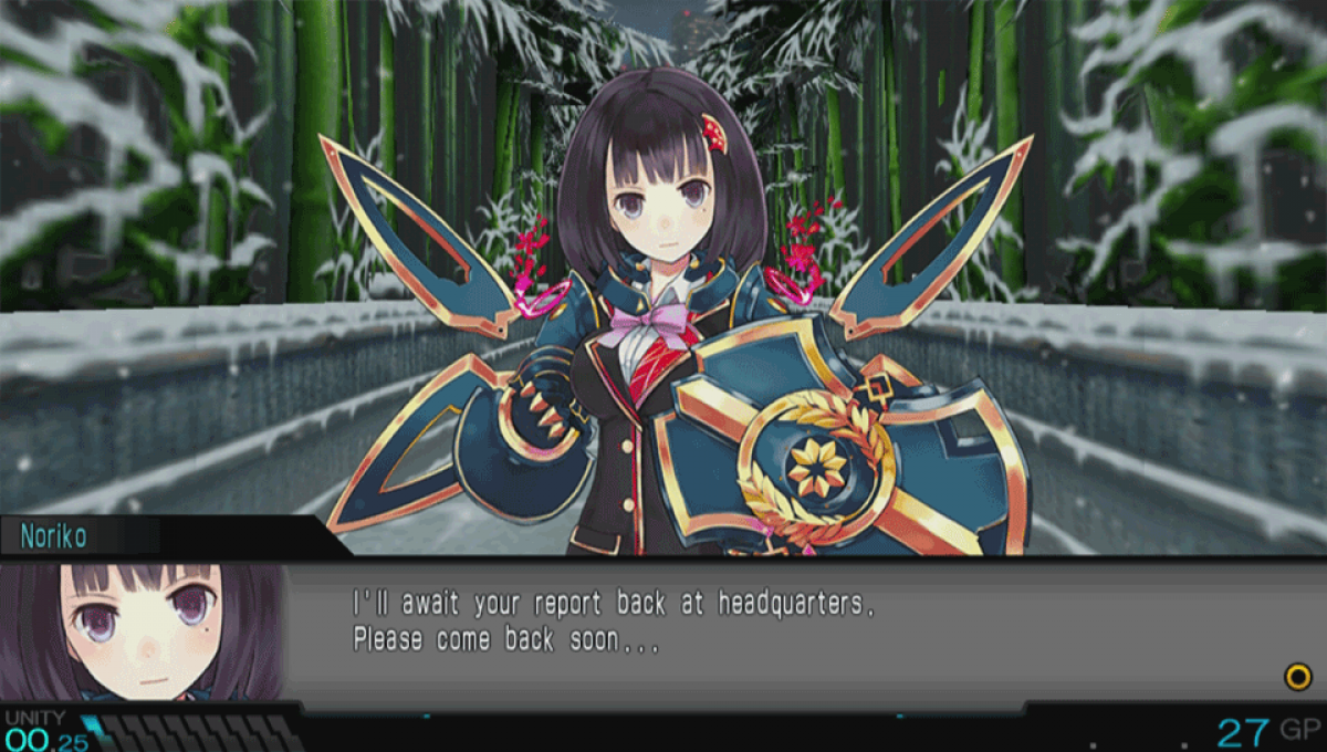 Operation Babel New Tokyo Legacy PlayStation Vita video game, dungeon crawler RPG, sci-fi adventure, turn-based gameplay, handheld console title gameplay screenshot