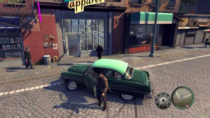 Mafia II Platinum Hits for Xbox 360 action adventure open world video game featuring 1940s‑1950s organized crime storytelling period authentic vehicles cinematic missions and immersive narrative driven gameplay experience gameplay