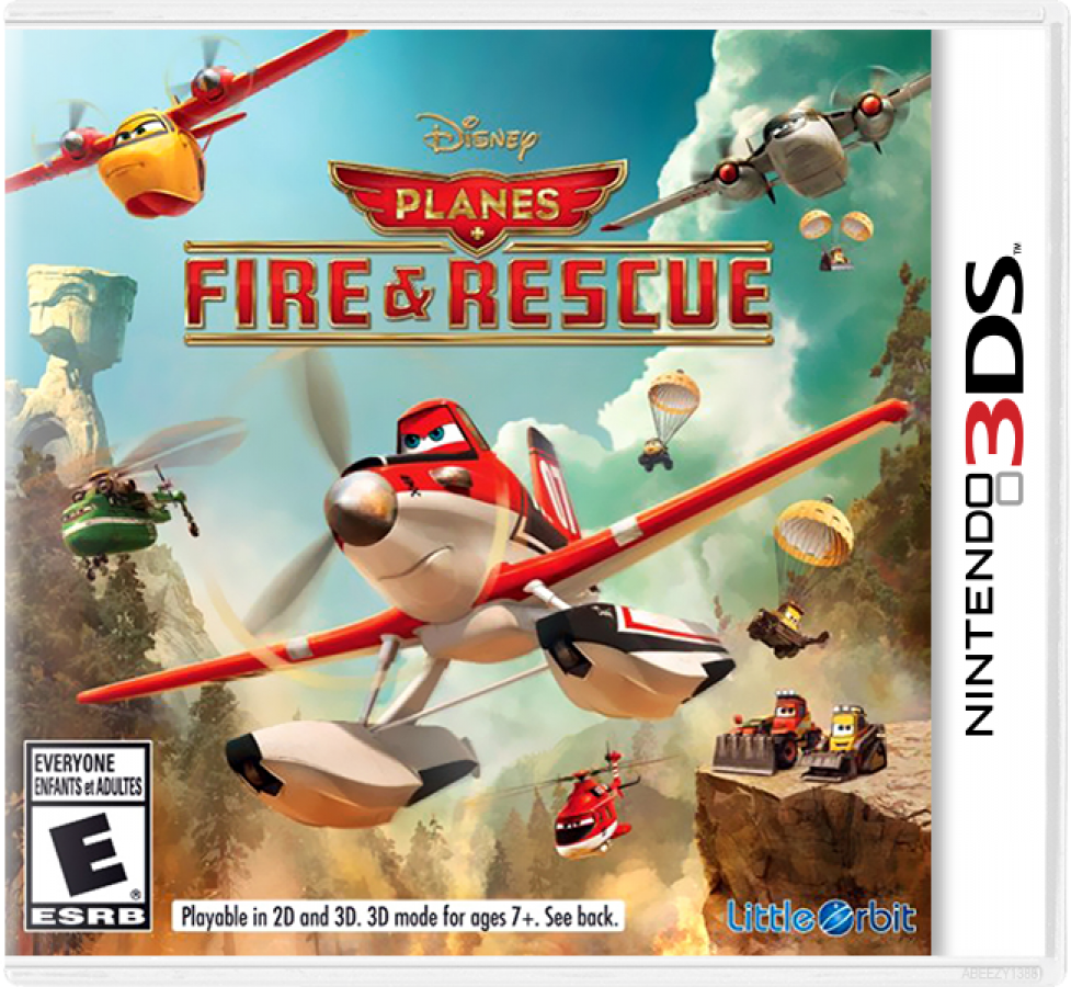 Disney Planes Fire and Rescue cover art for Nintendo 3DS 3DS video game
