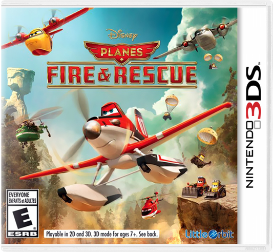 Disney Planes Fire and Rescue cover art for Nintendo 3DS 3DS video game