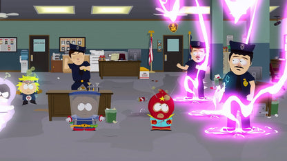 South Park: The Fractured But Whole – PlayStation 4 (PS4) video game gameplay, turn-based role-playing game.