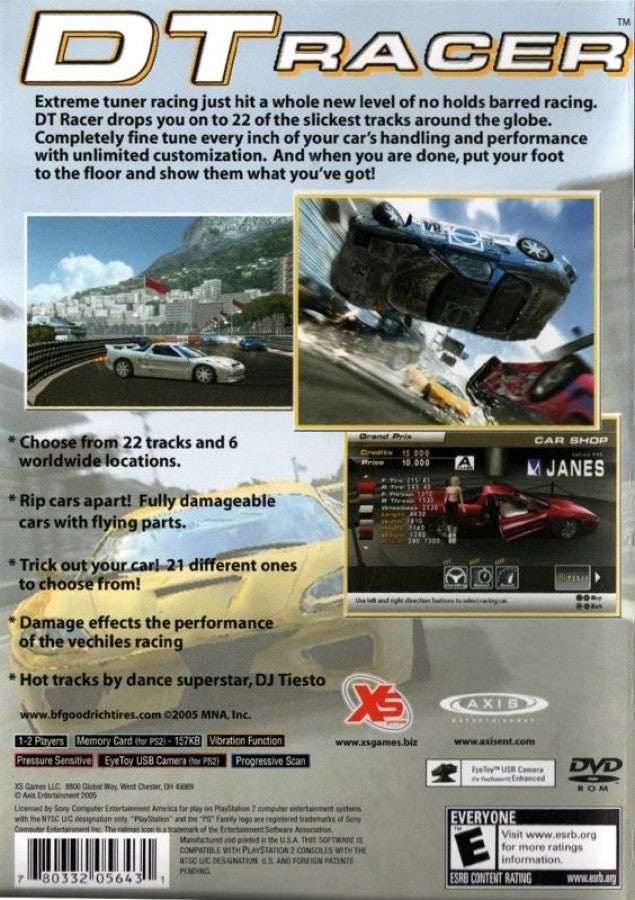 Dt Rasel R DT Racer – Fast-Paced Arcade Racing Action for PS2