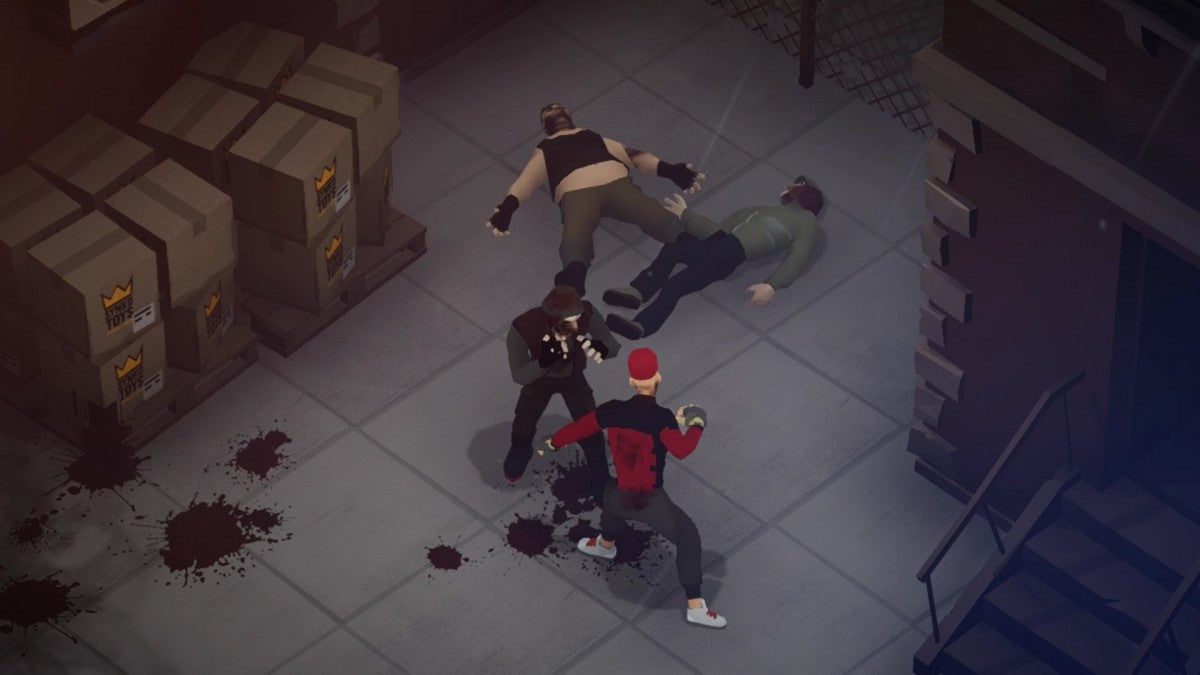 Midnight Fight Express Limited Run 553 PS4 game featuring fast-paced beat em up combat, stylish action choreography, and exclusive Limited Run Games collectible release gameplay screenshot