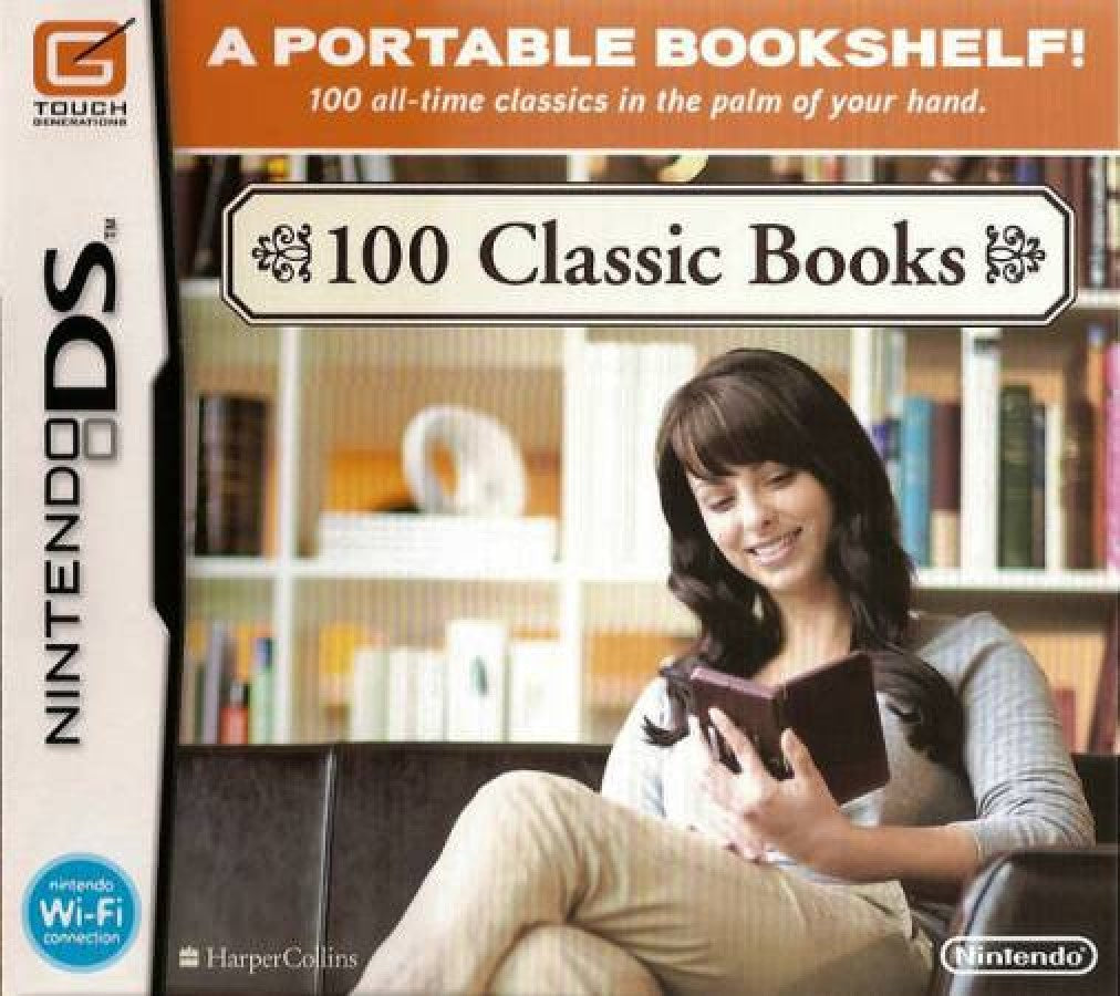 100 Classic Books cover art for Nintendo DS (DS) video game