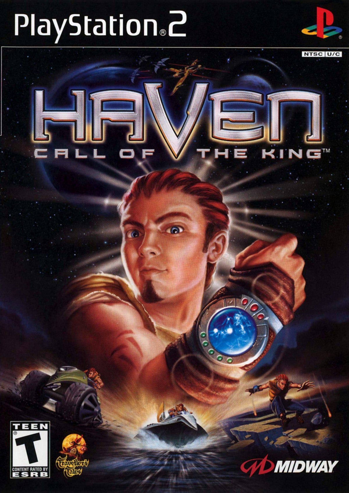 Haven Call of the King PS2 Sony PlayStation 2 action adventure platformer third person gameplay parkour acrobatics melee combat puzzles story driven fantasy world Midway Games retro gaming PlayStation 2 software video game title cover art