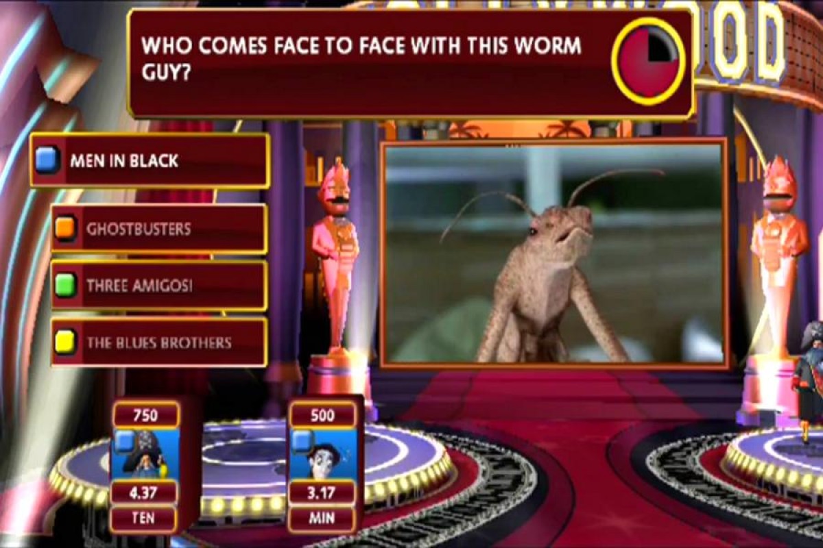 Buzz! Hollywood Quiz for PlayStation 2 with movie and celebrity trivia quiz gameplay gameplay