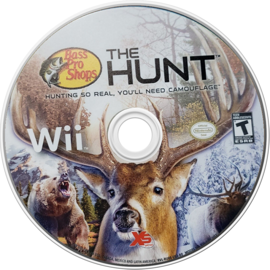 Bass Pro Shops: The Hunt disc art for Nintendo Wii (Wii) video game