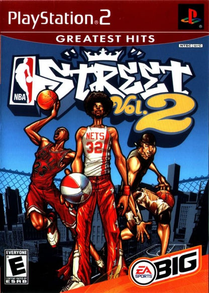 NBA Street Vol. 2 [Greatest Hits] – PlayStation 2 (PS2) arcade basketball sports video game cover art