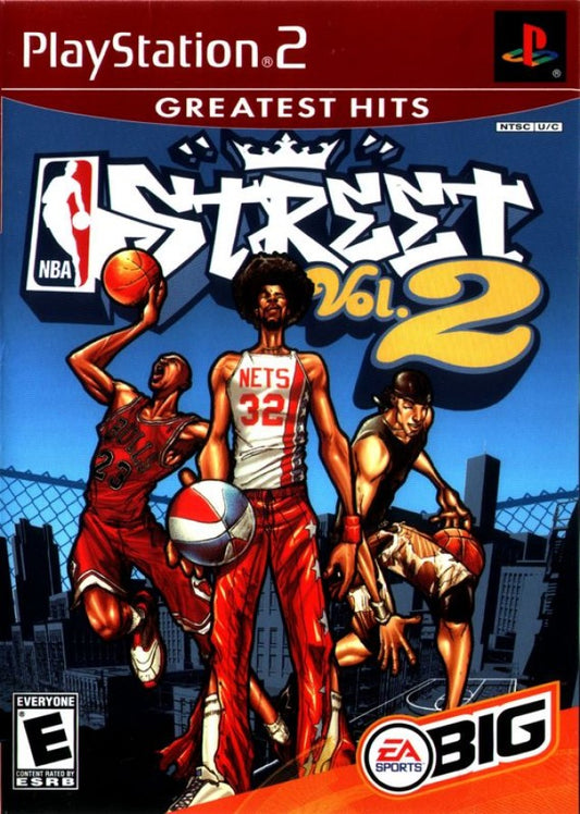 NBA Street Vol. 2 [Greatest Hits] – PlayStation 2 (PS2) arcade basketball sports video game cover art