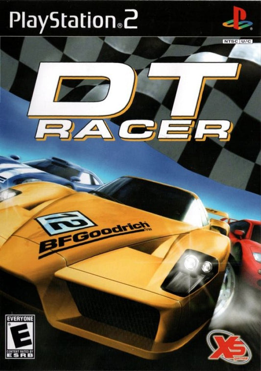 DT Racer cover art for PlayStation 2 (PS2) arcade-style street racing video game