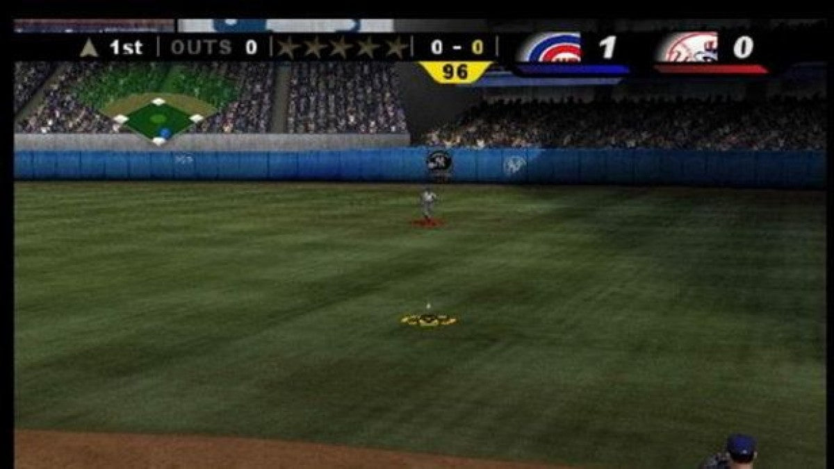 MLB Slugfest: Loaded gameplay for PlayStation 2 (PS2) featuring over‑the‑top arcade baseball action with fiery pitches, hard‑hitting collisions, and exaggerated player moves