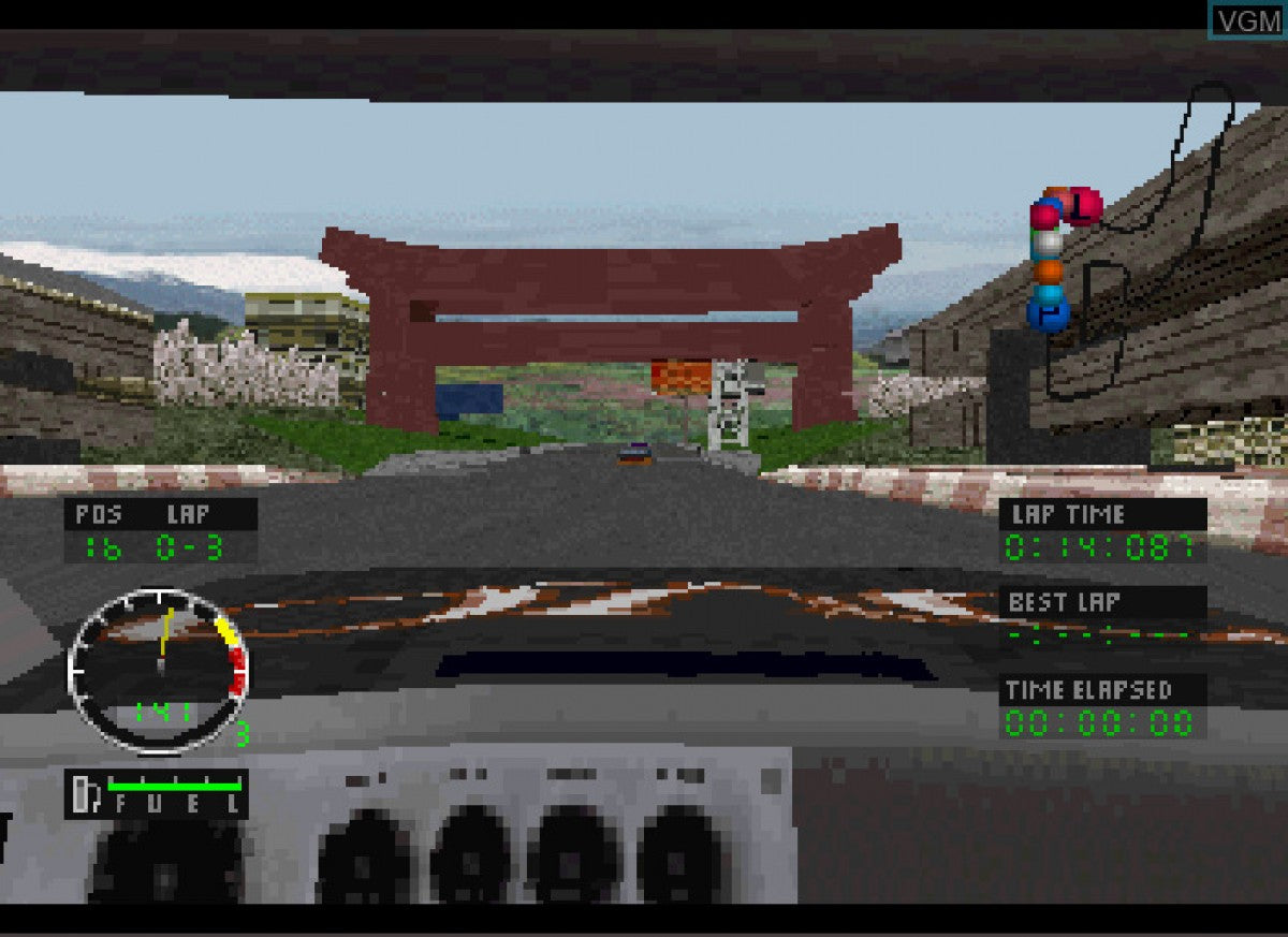Andretti Racing Sega Saturn video game, arcade racing simulation, IndyCar motorsport action, retro Sega console title gameplay