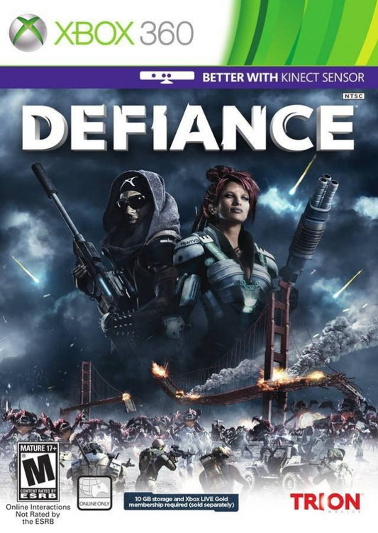 Defiance cover art for Xbox 360 (X360) video game