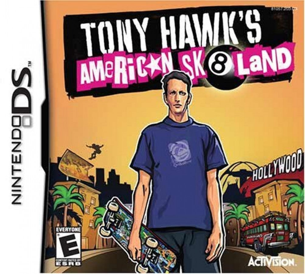 Tony Hawk's American Sk8land cover art for Nintendo DS (DS) video game