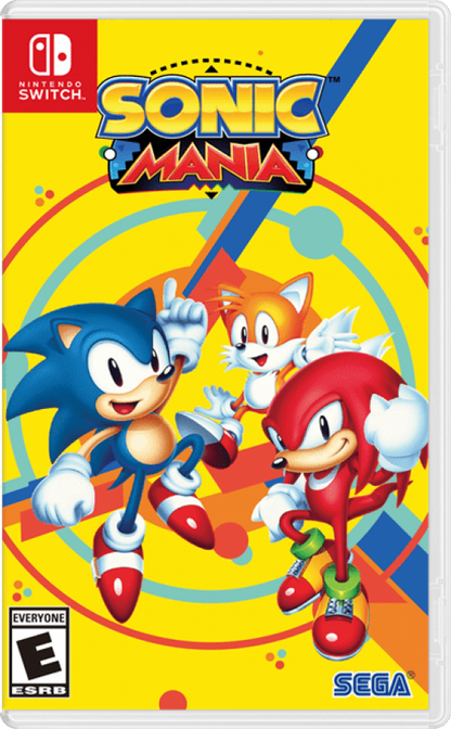 Sonic Mania cover art for Nintendo Switch (NS) video game