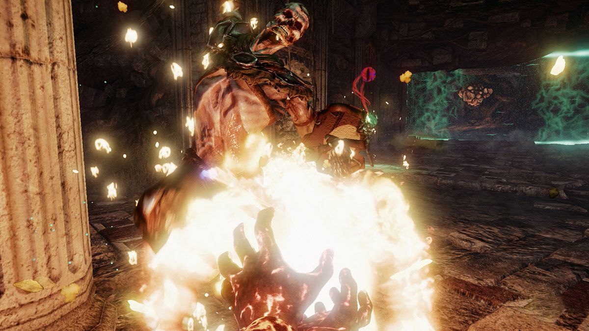 Lichdom: Battlemage – PlayStation 4 (PS4) video game gameplay, first-person action RPG.
