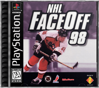 NHL FaceOff 98 cover art for PlayStation 1 (PS1) video game