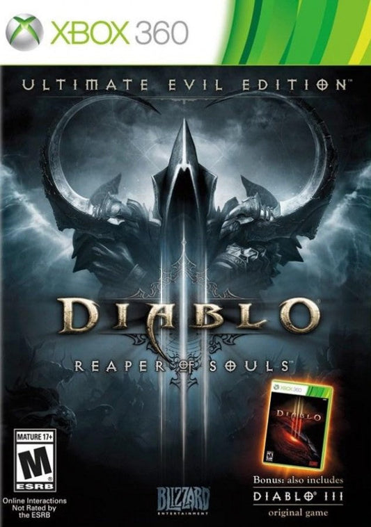 Diablo III [Ultimate Evil Edition] cover art for Xbox 360 (X360) video game